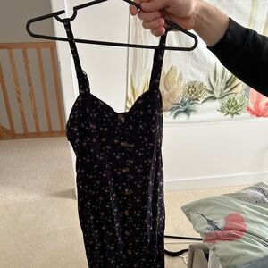 American Eagle Outfitters Black Floral Dress